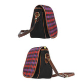 Clan Broun Modern Tartan Saddle Handbags KY78 Clan Brown / Broun Tartan Today